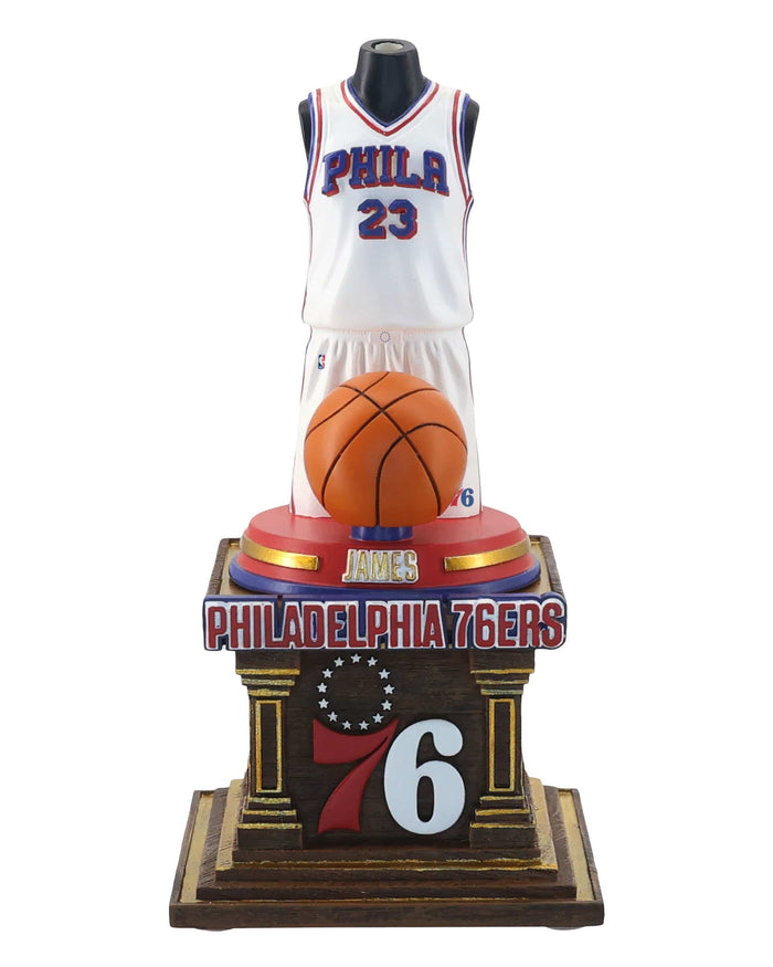LeBron James Philadelphia 76ers 2026 Home Jersey Bust FOCO - FOCO.com