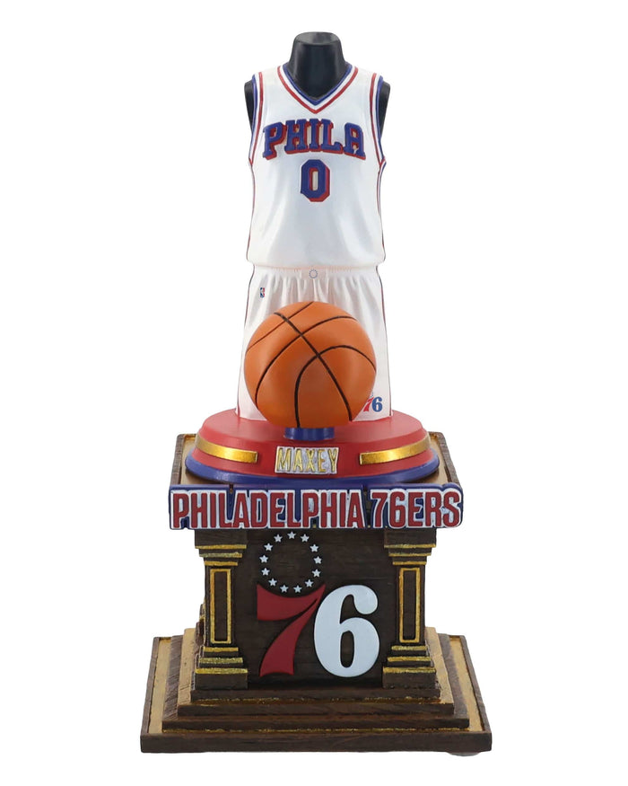 Tyrese Maxey Philadelphia 76ers 2026 Home Jersey Bust