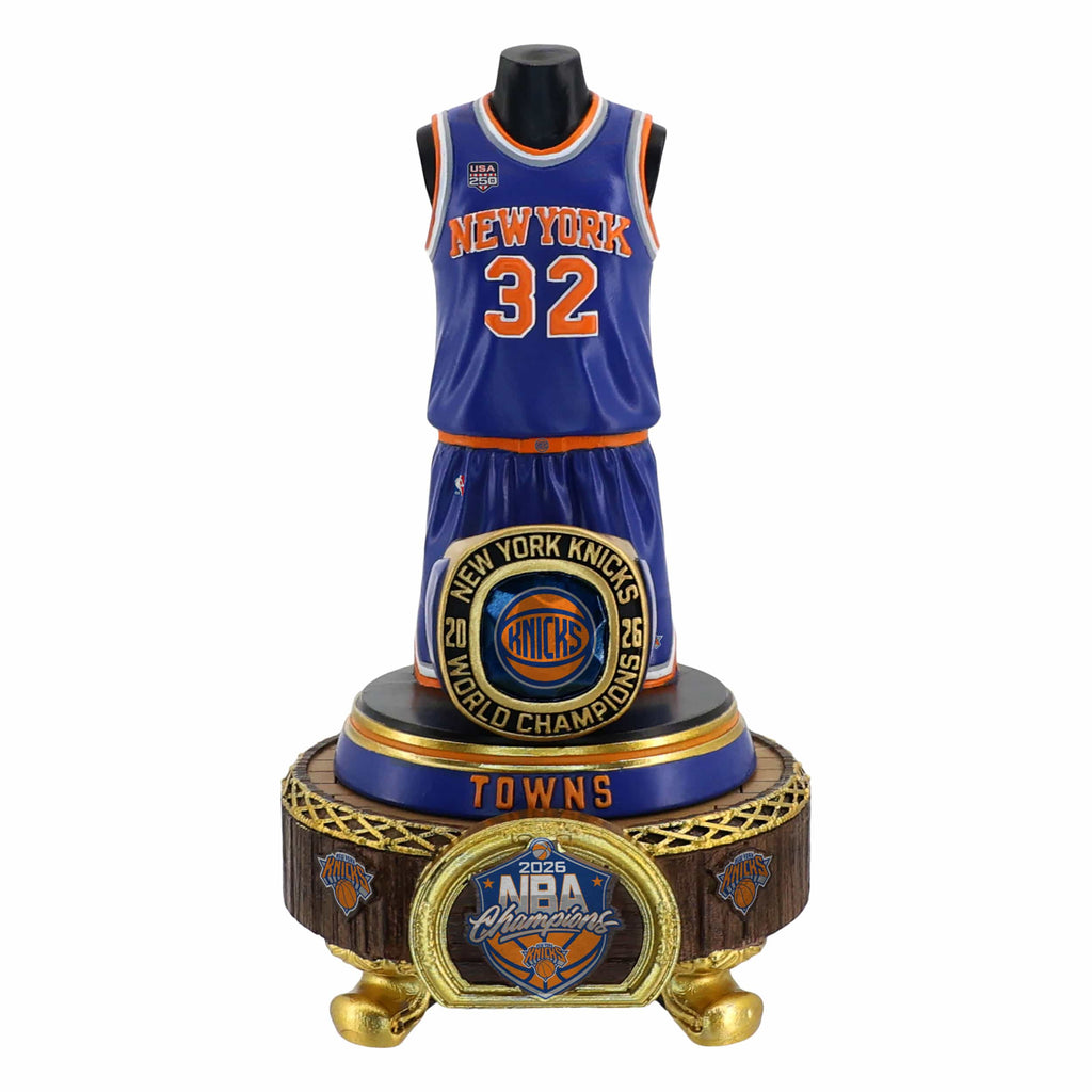 Karl-Anthony Towns New York Knicks 2026 NBA Champions Jersey Bust FOCO - FOCO.com