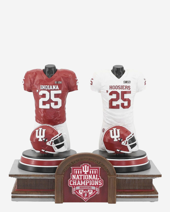 Indiana Hoosiers 2025 College Football National Champions Uniform Figurine 2 Pack Boxed Set FOCO - FOCO.com