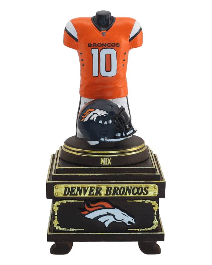 Bo Nix Denver Broncos 2026 Home Jersey Bust FOCO - FOCO.com
