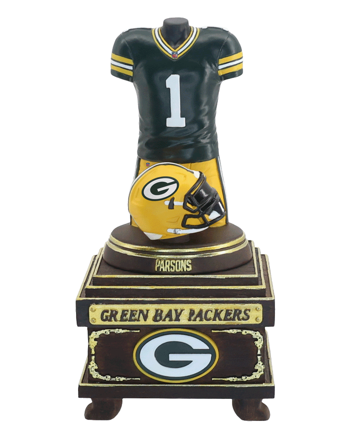 Micah Parsons Green Bay Packers 2026 Home Jersey Bust FOCO - FOCO.com