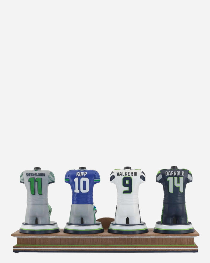Seattle Seahawks Super Bowl LX Champions Bust Bobblehead Box Set FOCO - FOCO.com