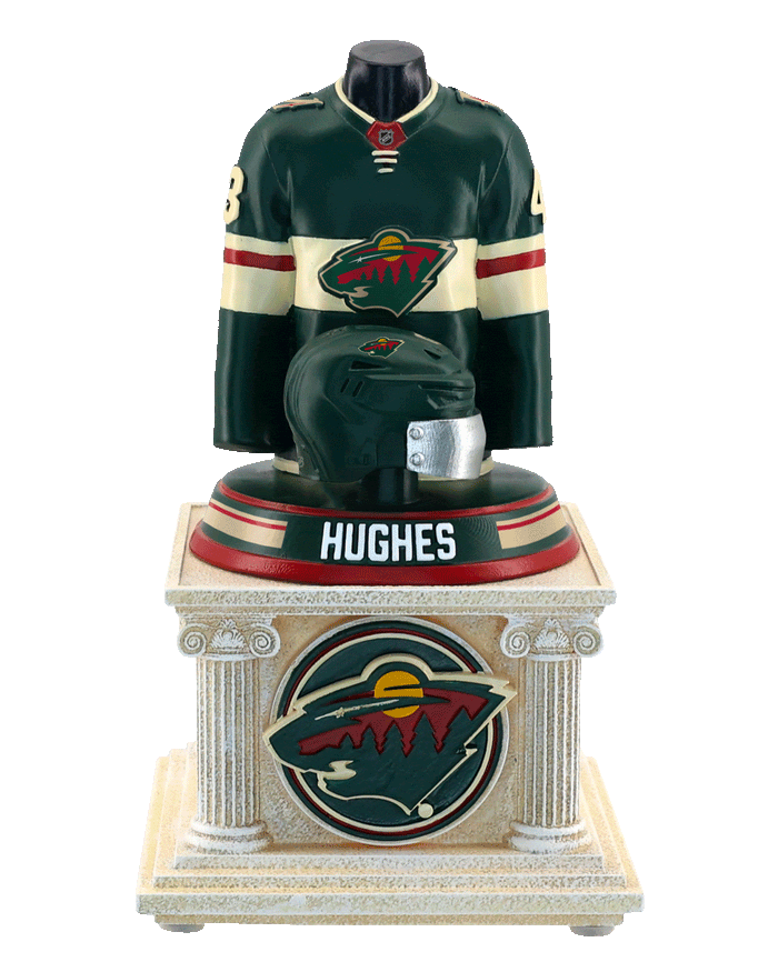 Quinn Hughes Minnesota Wild 2026 Home Jersey Bust