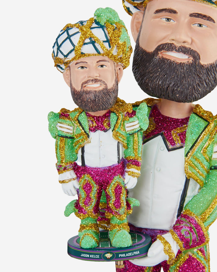 Jason Kelce Mummer Suit Bobble Dubblz Bobblehead FOCO - FOCO.com