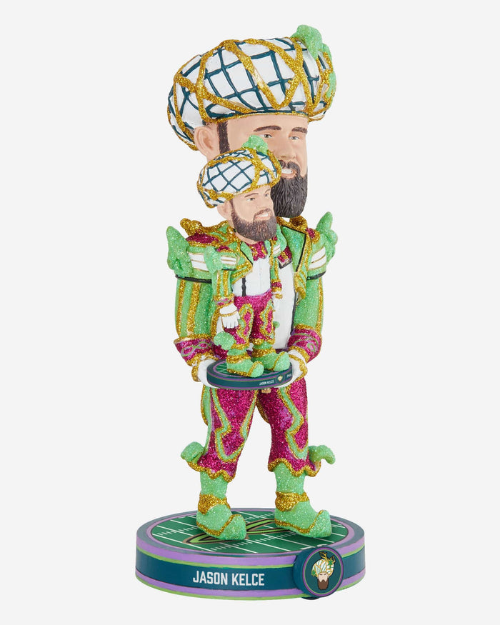 Jason Kelce Mummer Suit Bobble Dubblz Bobblehead FOCO - FOCO.com