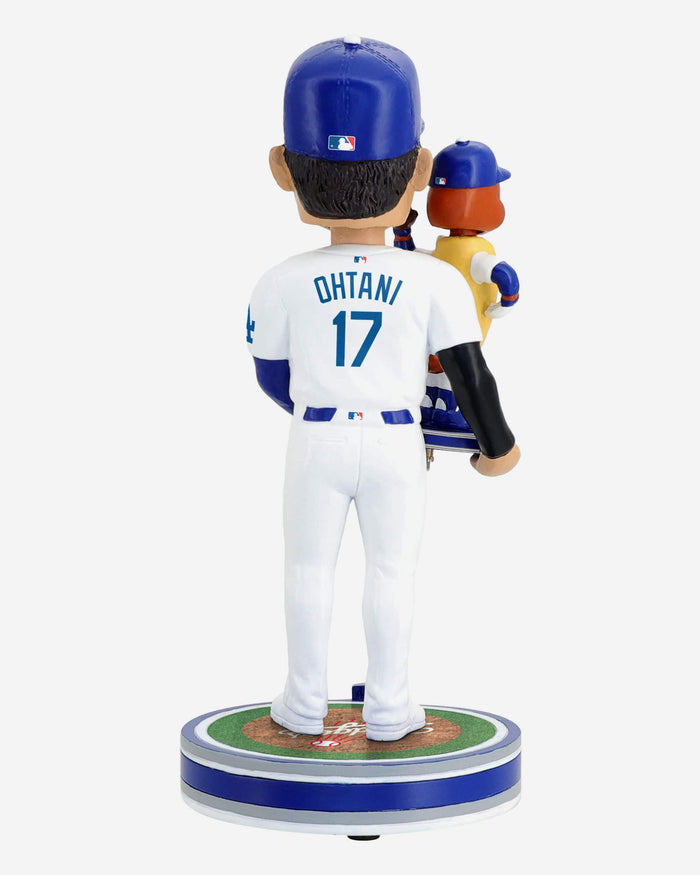 Shohei Ohtani & Dodger Dog Los Angeles Dodgers Bobble Dubblz Friendz Bobblehead FOCO - FOCO.com