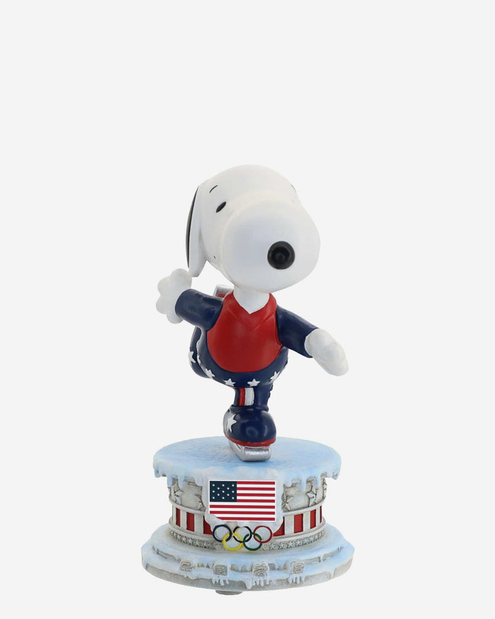 Team USA Snoopy Peanuts Figure Skating Mini Bobblehead FOCO - FOCO.com