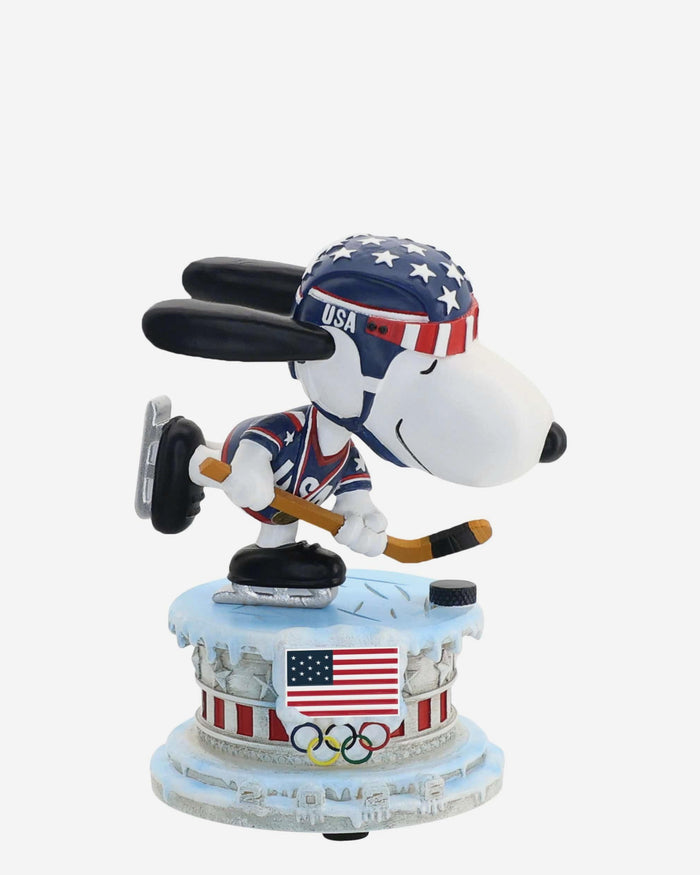Team USA Snoopy Peanuts Hockey Mini Bobblehead FOCO - FOCO.com