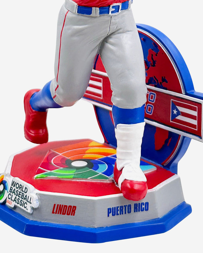 Francisco Lindor Puerto Rico 2023 World Baseball Classic Alternate Uniform Bobblehead FOCO - FOCO.com