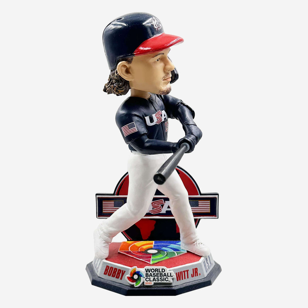 Bobby Witt Jr USA 2023 World Baseball Classic Alternate Uniform Bobblehead FOCO - FOCO.com