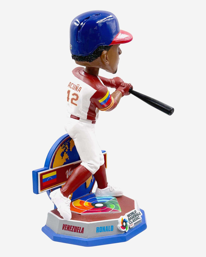 Ronald Acuna Jr Venezuela 2023 World Baseball Classic Alternate Uniform Bobblehead FOCO - FOCO.com