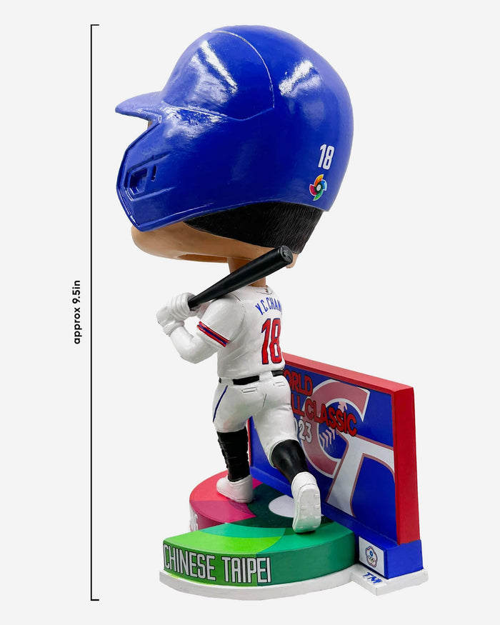 Yu Chang Chinese Taipei 2023 All World Baseball Classic Team Bighead Bobblehead FOCO - FOCO.com