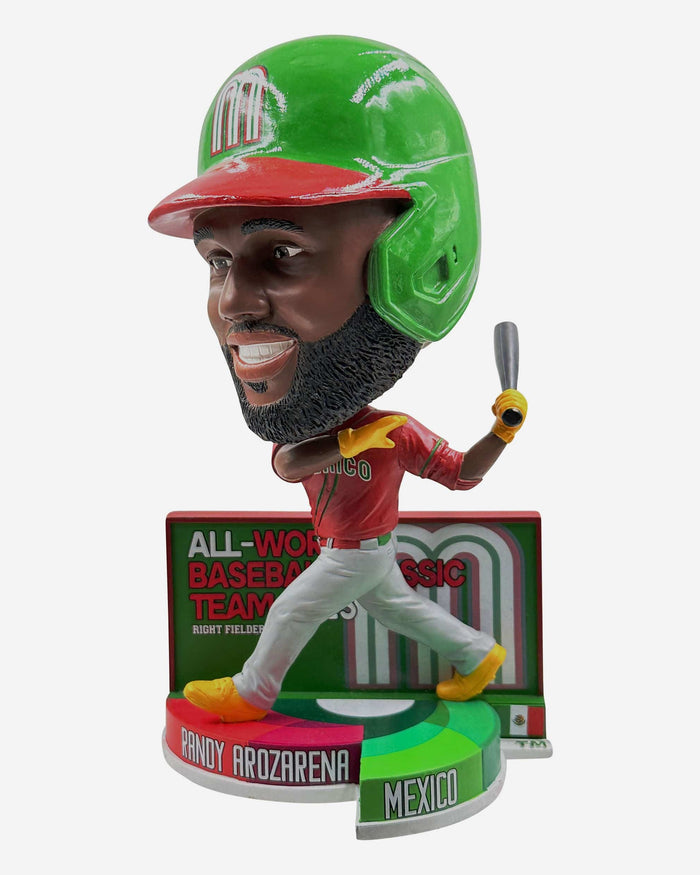 Randy Arozarena Mexico 2023 All World Baseball Classic Team Bighead Bobblehead FOCO - FOCO.com