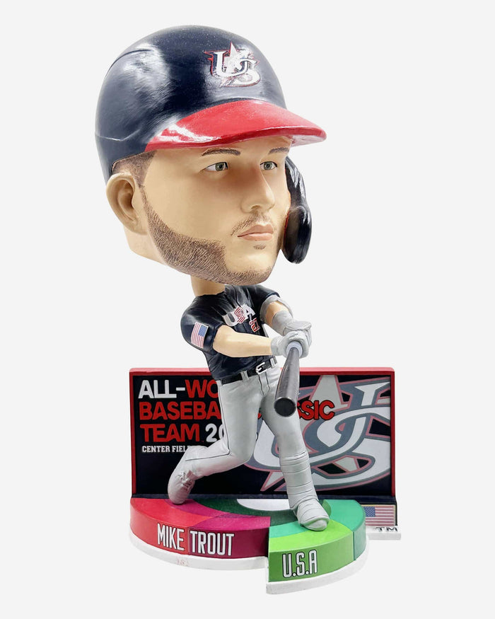 Mike Trout USA 2023 All World Baseball Classic Team Bighead Bobblehead FOCO - FOCO.com