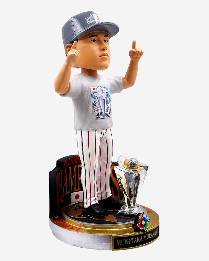 Munetaka Murakami Japan 2023 World Baseball Classic Champions Cap & Tee Bobblehead FOCO - FOCO.com