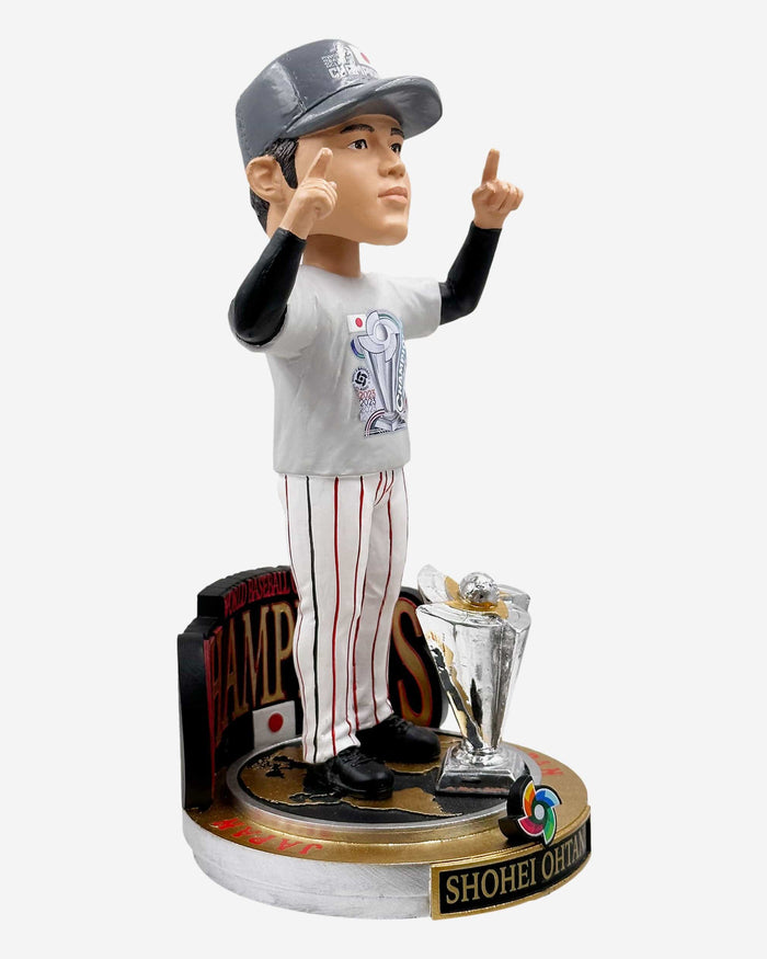 Shohei Ohtani Japan 2023 World Baseball Classic Champions Cap & Tee Bobblehead FOCO - FOCO.com