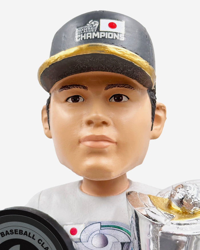 Shohei Ohtani Japan 2023 World Baseball Classic Champions MVP Cap & Tee Bobblehead FOCO - FOCO.com