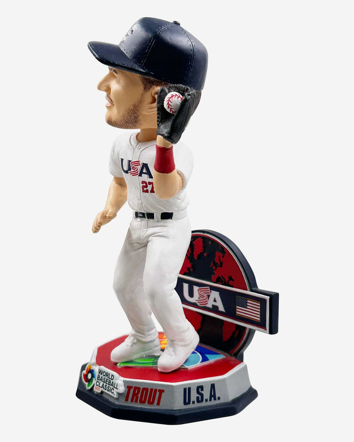 Mike Trout USA 2023 World Baseball Classic Fielding Bobblehead FOCO - FOCO.com