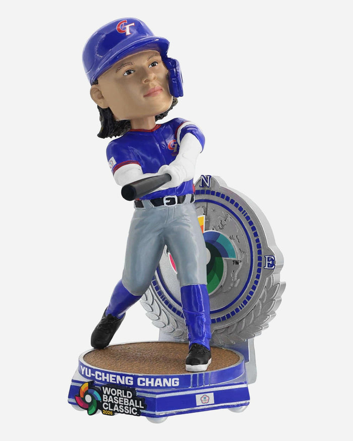 Yu Chang Chinese Taipei 2026 World Baseball Classic Away Uniform Bobblehead FOCO - FOCO.com
