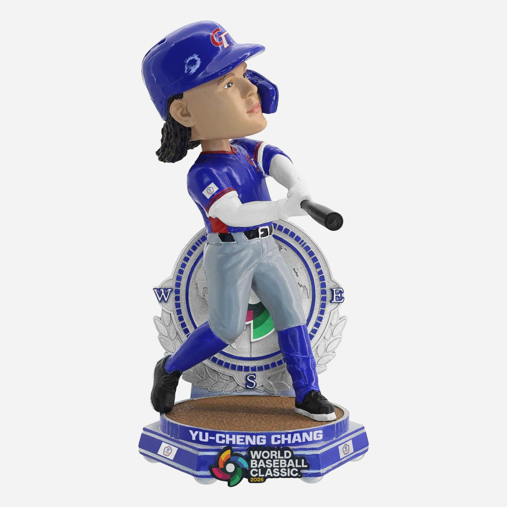 Yu Chang Chinese Taipei 2026 World Baseball Classic Away Uniform Bobblehead FOCO - FOCO.com