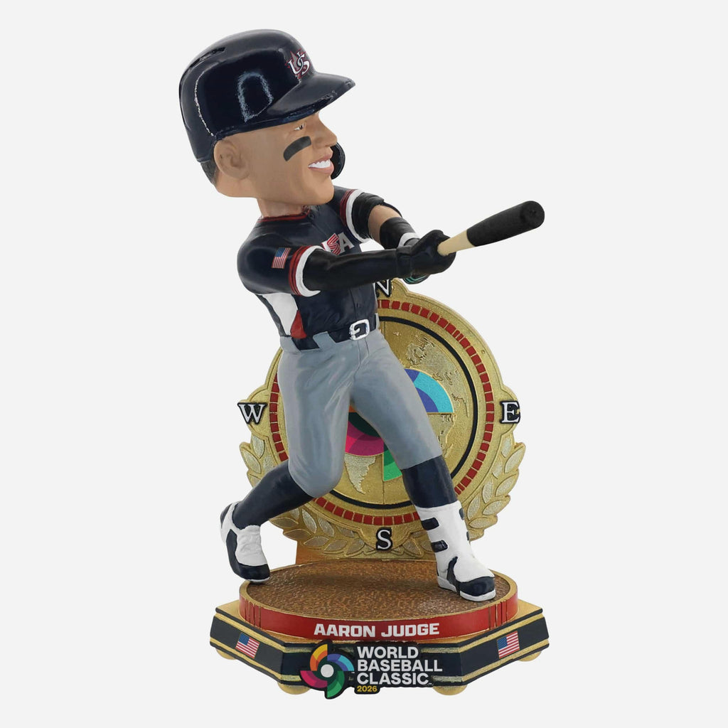 Aaron Judge USA 2026 World Baseball Classic Away Uniform Bobblehead FOCO - FOCO.com