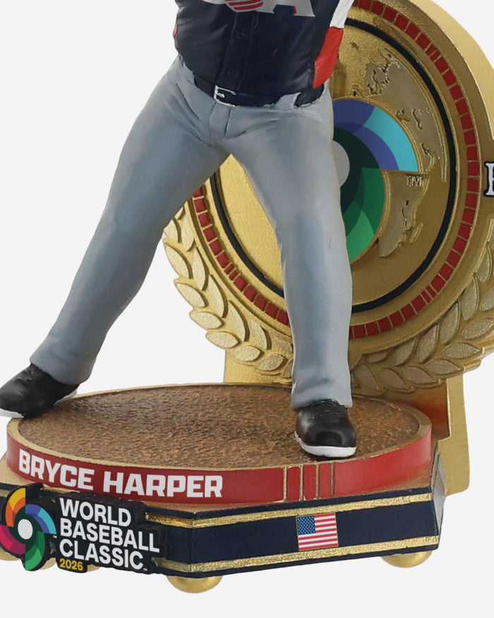 Bryce Harper USA 2026 World Baseball Classic Away Uniform Bobblehead FOCO - FOCO.com