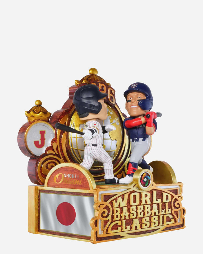 Shohei Ohtani & Aaron Judge 2026 World Baseball Classic Battle Dual Bobblehead FOCO - FOCO.com