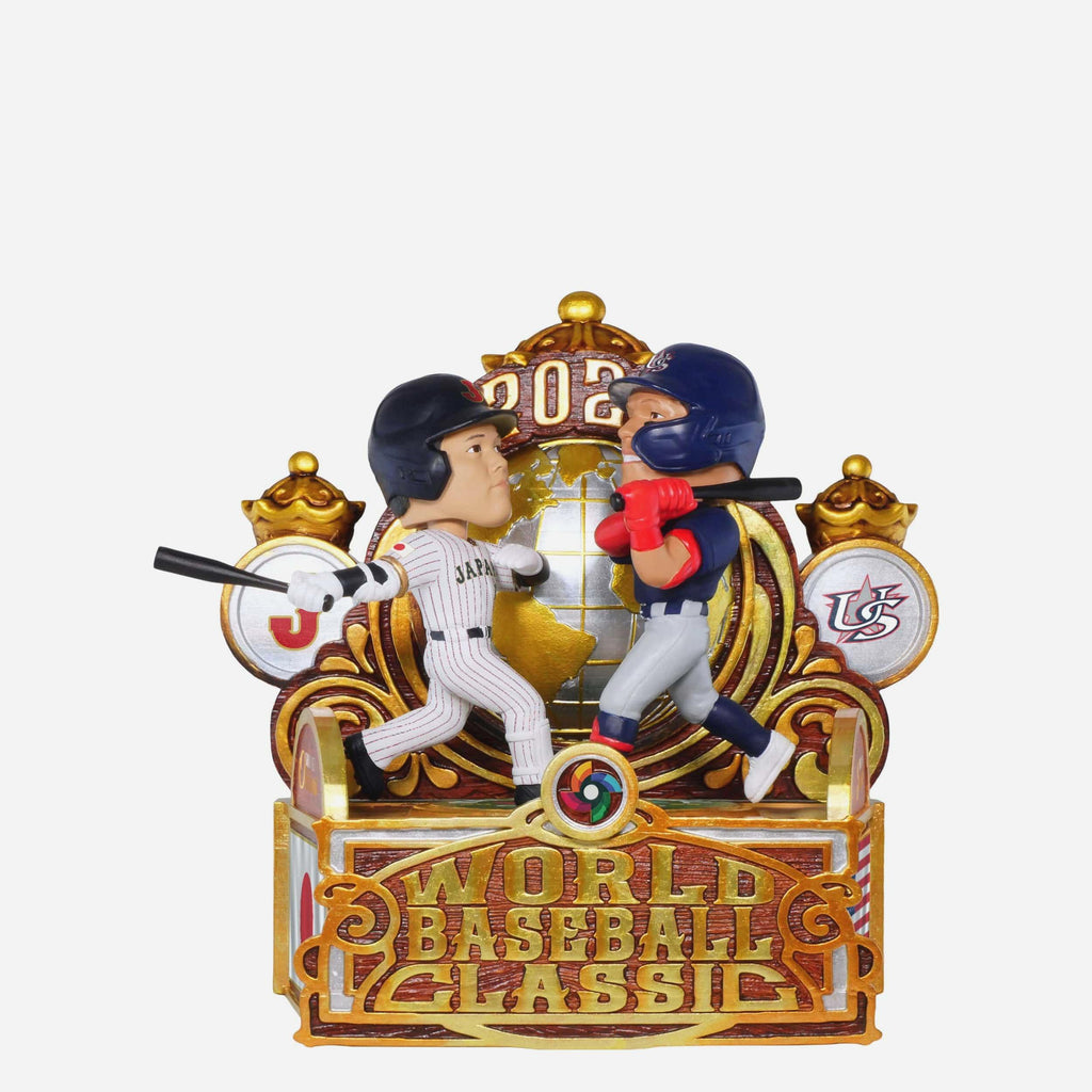 Shohei Ohtani & Aaron Judge 2026 World Baseball Classic Battle Dual Bobblehead FOCO - FOCO.com
