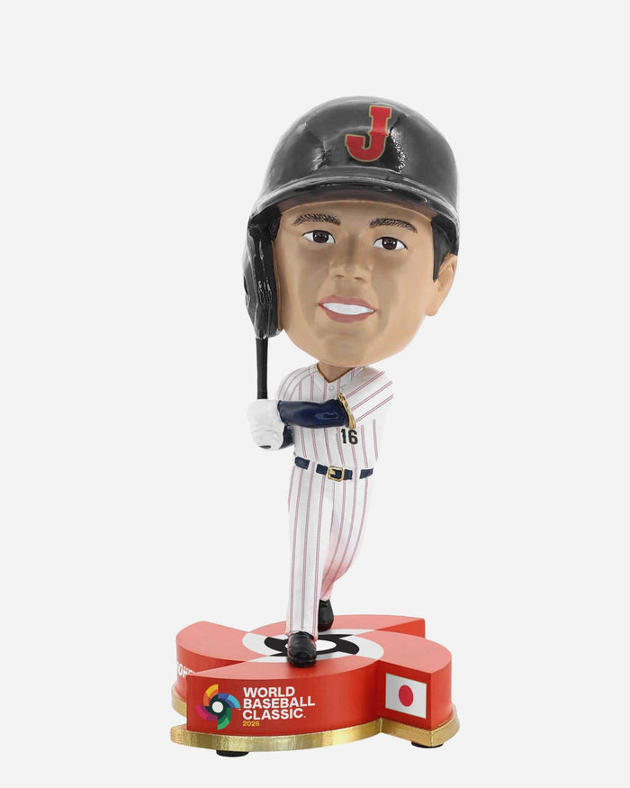 Shohei Ohtani Japan 2026 World Baseball Classic Batting Medium Bighead Bobblehead FOCO - FOCO.com