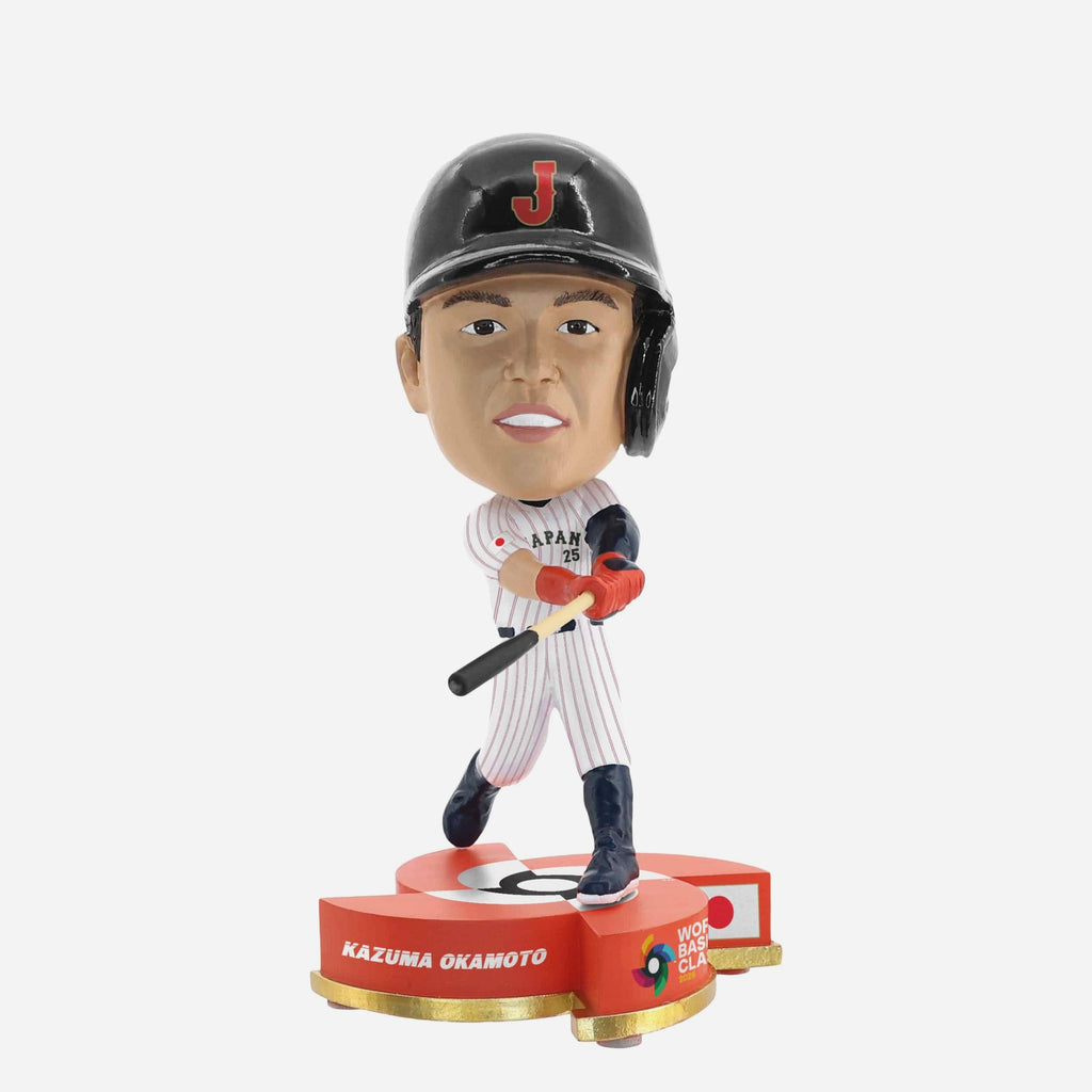 Kazuma Okamoto Japan 2026 World Baseball Classic Medium Bighead Bobblehead FOCO - FOCO.com