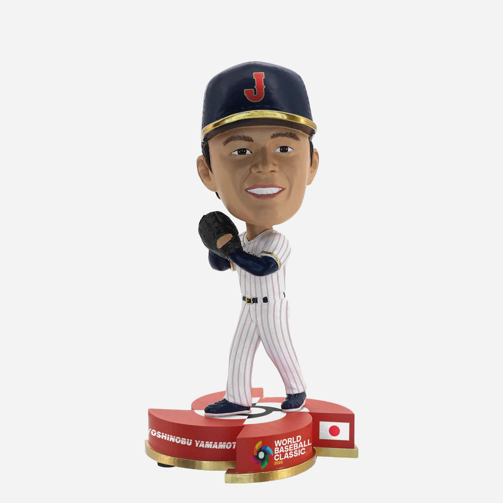 Yoshinobu Yamamoto Japan 2026 World Baseball Classic Medium Bighead Bobblehead FOCO - FOCO.com