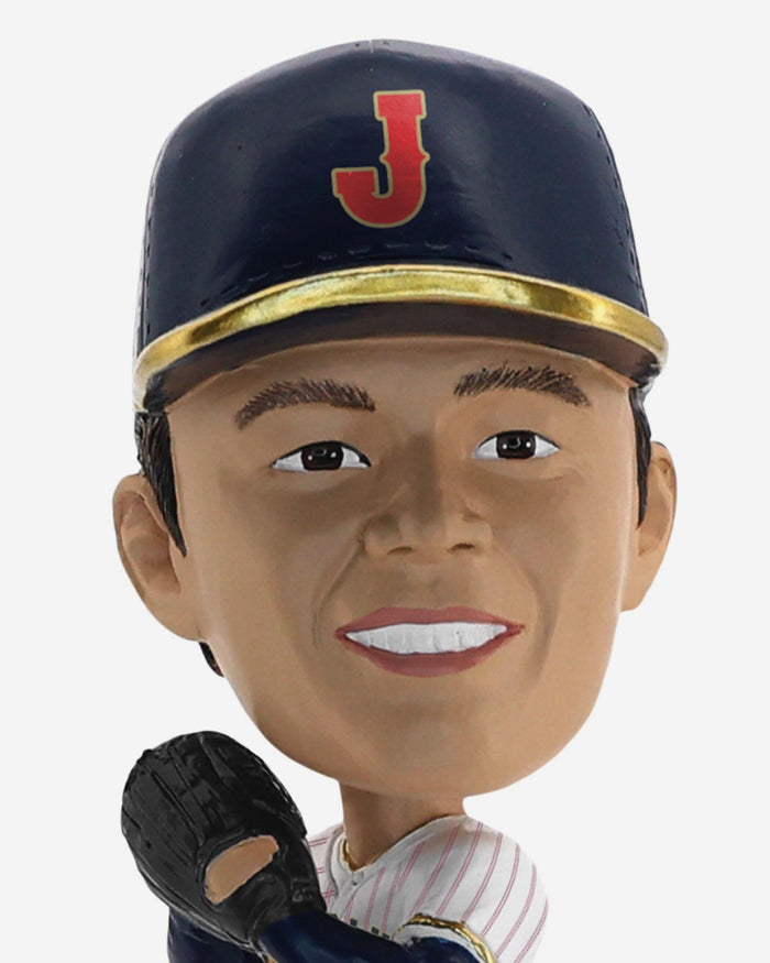 Yoshinobu Yamamoto Japan 2026 World Baseball Classic Medium Bighead Bobblehead FOCO - FOCO.com