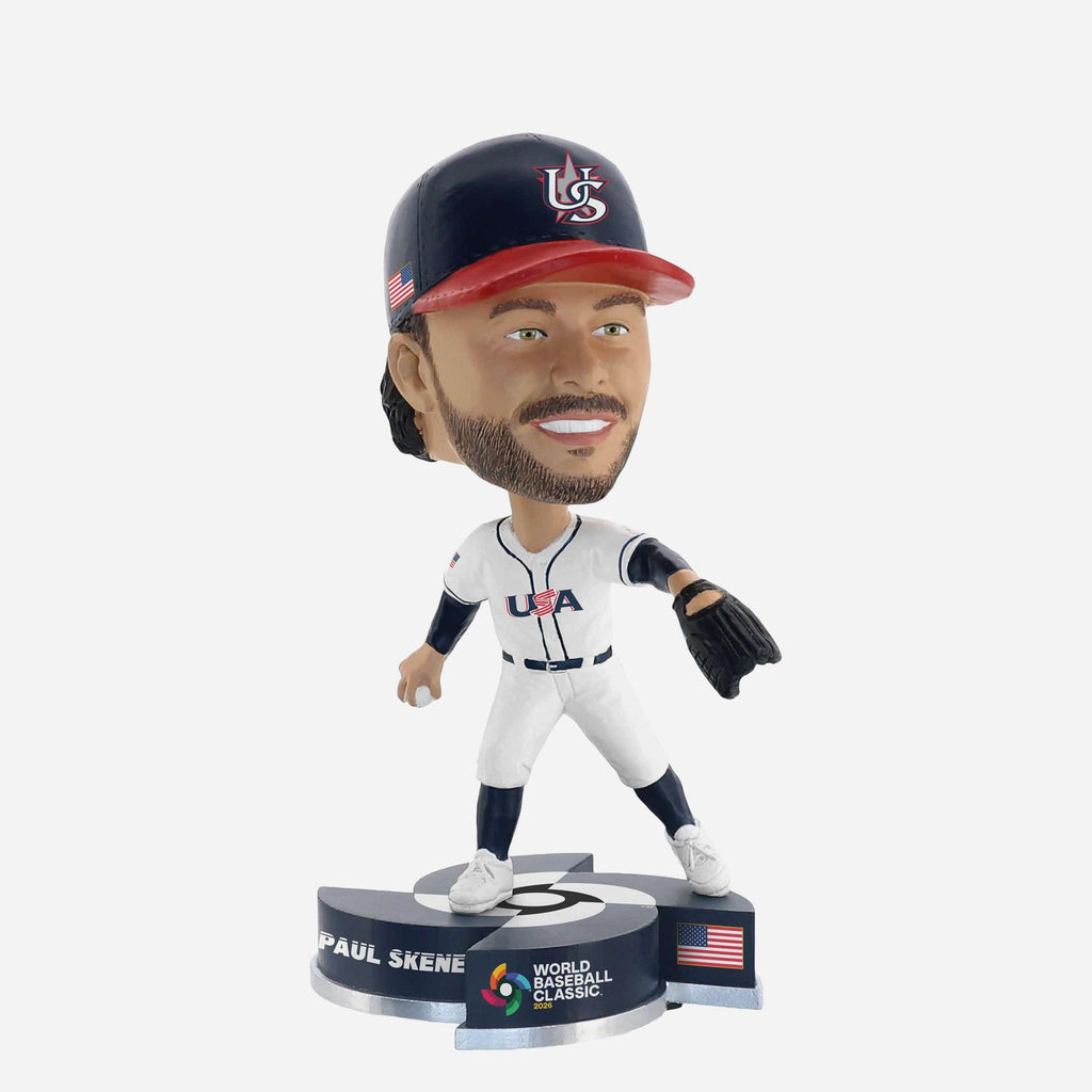 Paul Skenes USA 2026 World Baseball Classic Medium Bighead Bobblehead FOCO - FOCO.com