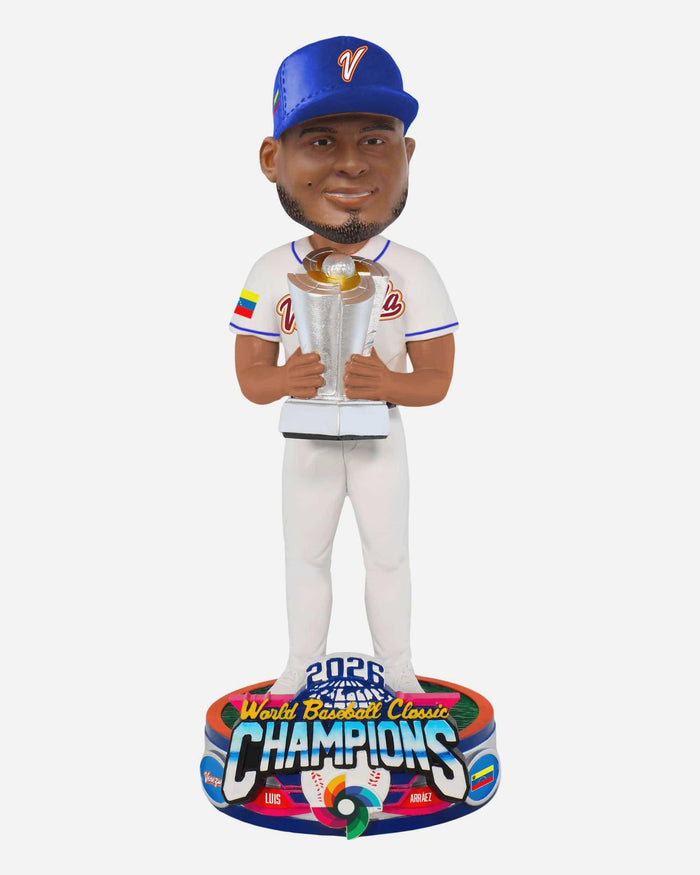 Luis Arraez Venezuela 2026 World Baseball Classic Champions Bobblehead FOCO - FOCO.com