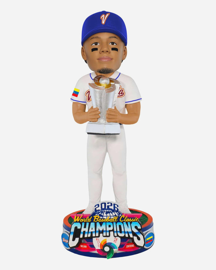 William Contreras Venezuela 2026 World Baseball Classic Champions Bobblehead FOCO - FOCO.com