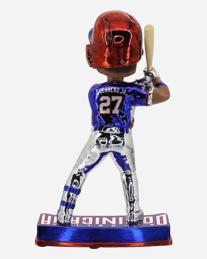Vladimir Guerrero Jr Dominican Republic 2026 World Baseball Classic Electroplated Edition Bobblehead FOCO - FOCO.com