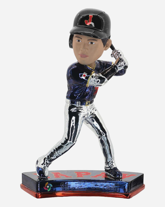 Shohei Ohtani Japan 2026 World Baseball Classic Electroplated Edition Bobblehead FOCO - FOCO.com