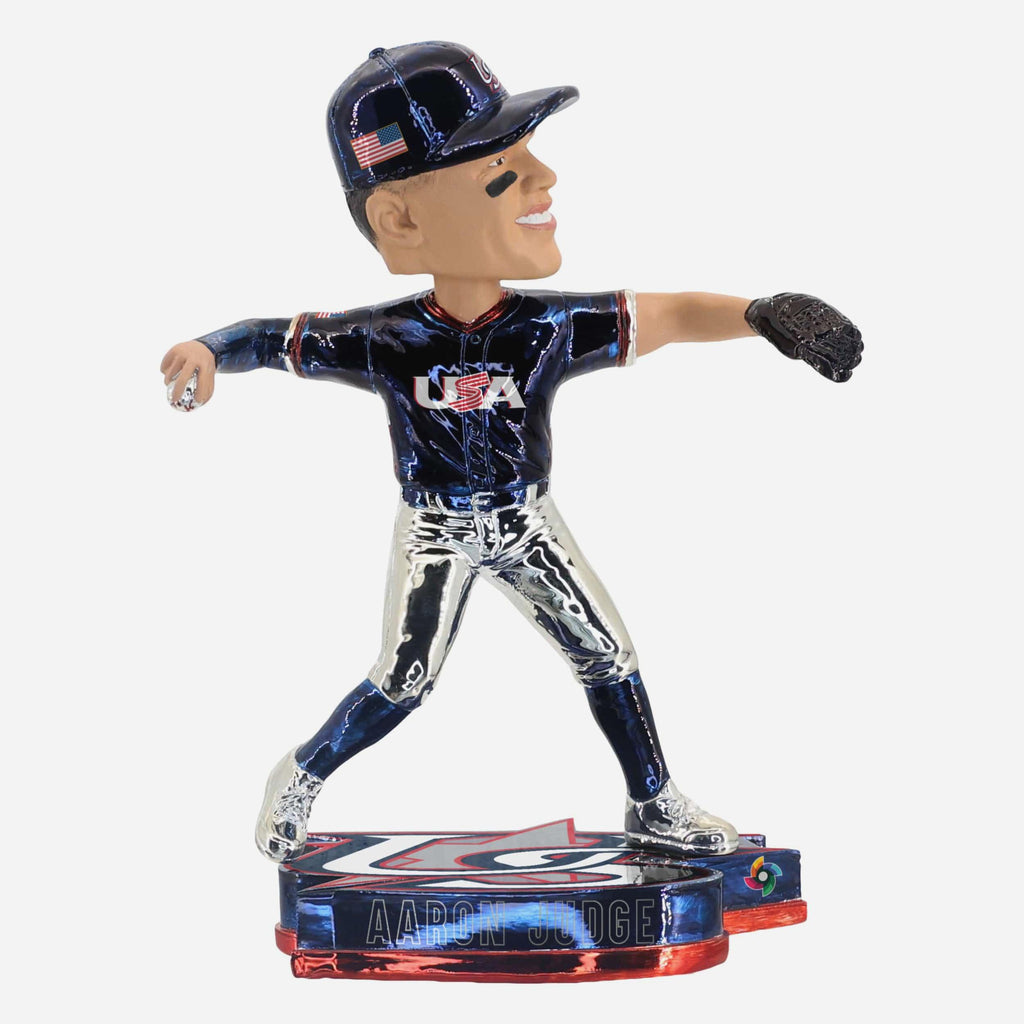 Aaron Judge USA 2026 World Baseball Classic Electroplated Edition Bobblehead FOCO - FOCO.com