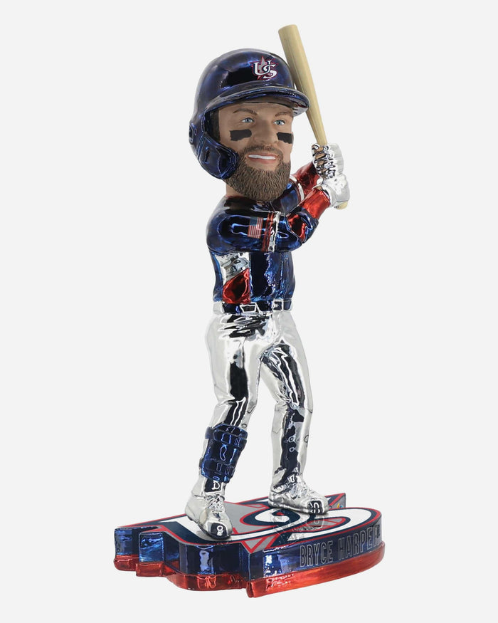 Bryce Harper USA 2026 World Baseball Classic Electroplated Edition Bobblehead FOCO - FOCO.com