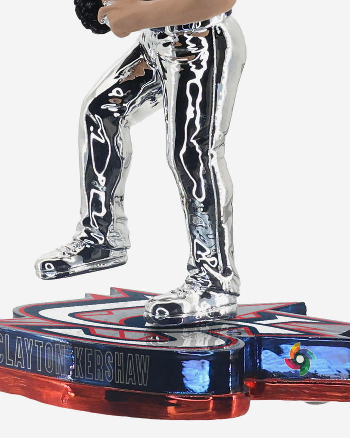 Clayton Kershaw USA 2026 World Baseball Classic Electroplated Edition Bobblehead FOCO - FOCO.com