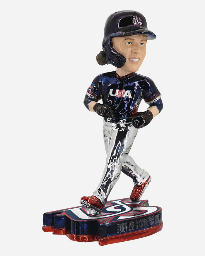 Gunnar Henderson USA 2026 World Baseball Classic Electroplated Edition Bobblehead FOCO - FOCO.com