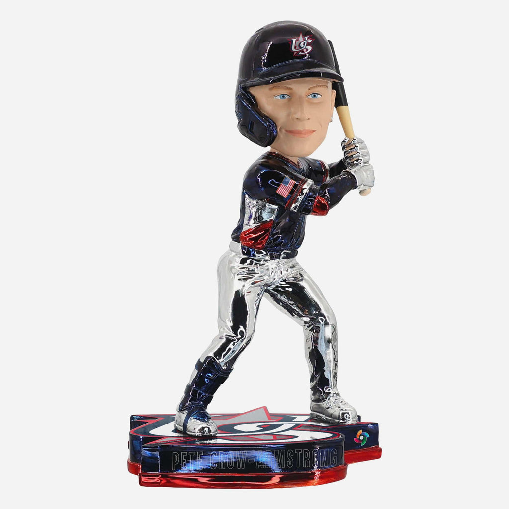 Pete Crow-Armstrong USA 2026 World Baseball Classic Electroplated Edition Bobblehead FOCO - FOCO.com
