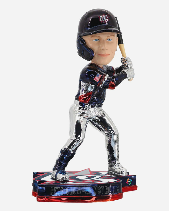 Pete Crow-Armstrong USA 2026 World Baseball Classic Electroplated Edition Bobblehead FOCO - FOCO.com
