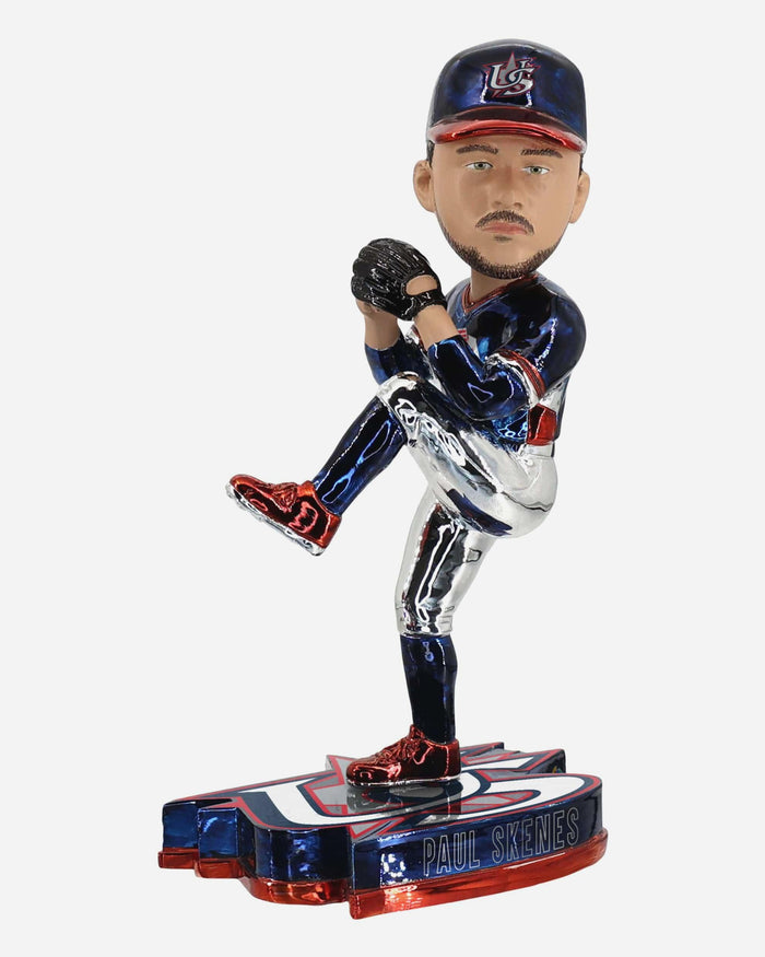 Paul Skenes USA 2026 World Baseball Classic Electroplated Edition Bobblehead FOCO - FOCO.com