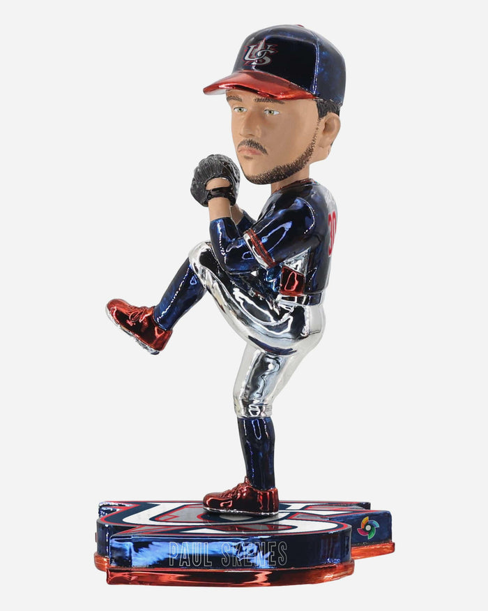 Paul Skenes USA 2026 World Baseball Classic Electroplated Edition Bobblehead FOCO - FOCO.com