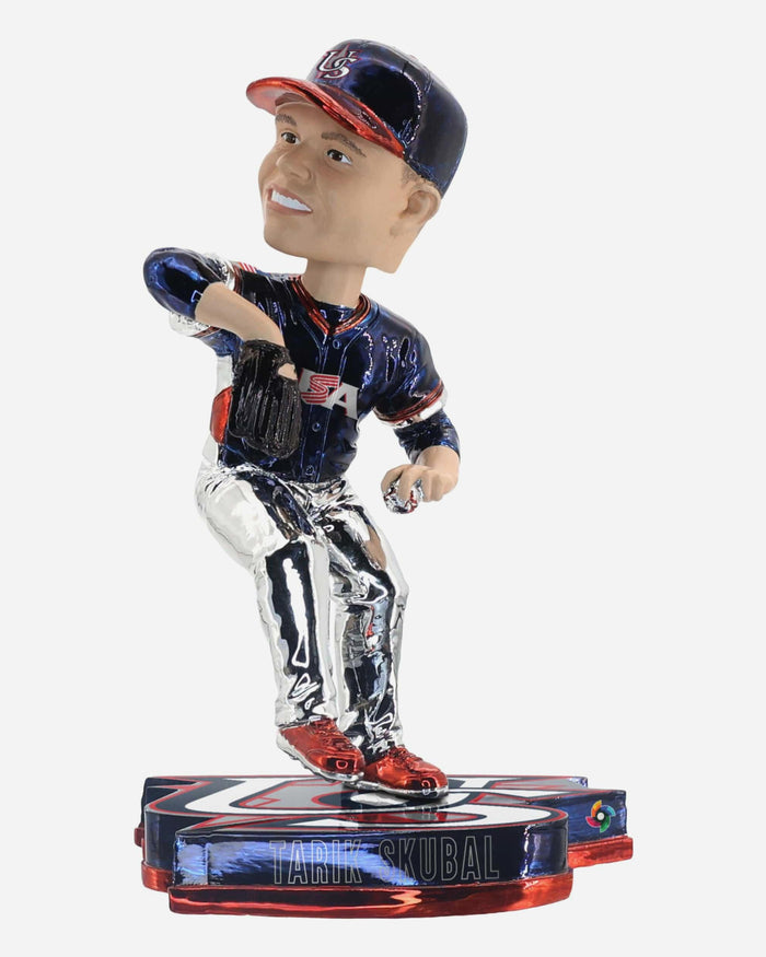 Tarik Skubal USA 2026 World Baseball Classic Electroplated Edition Bobblehead FOCO - FOCO.com