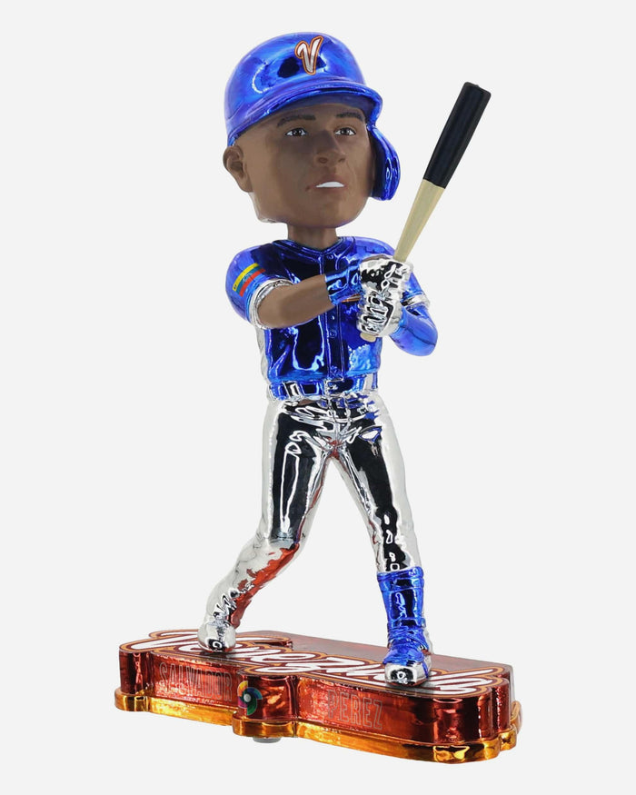 Salvador Perez Venezuela 2026 World Baseball Classic Electroplated Edition Bobblehead FOCO - FOCO.com