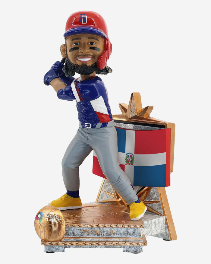 Fernando Tatis Jr Dominican Republic 2026 World Baseball Classic Flag Bobblehead FOCO - FOCO.com
