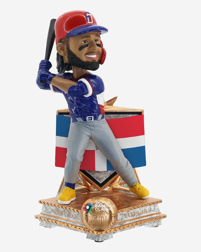 Fernando Tatis Jr Dominican Republic 2026 World Baseball Classic Flag Bobblehead FOCO - FOCO.com